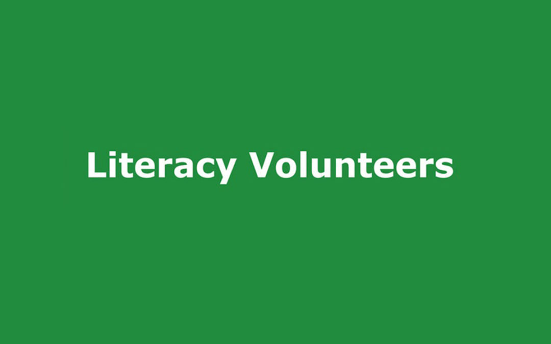 Volunteer with literacy volunteers