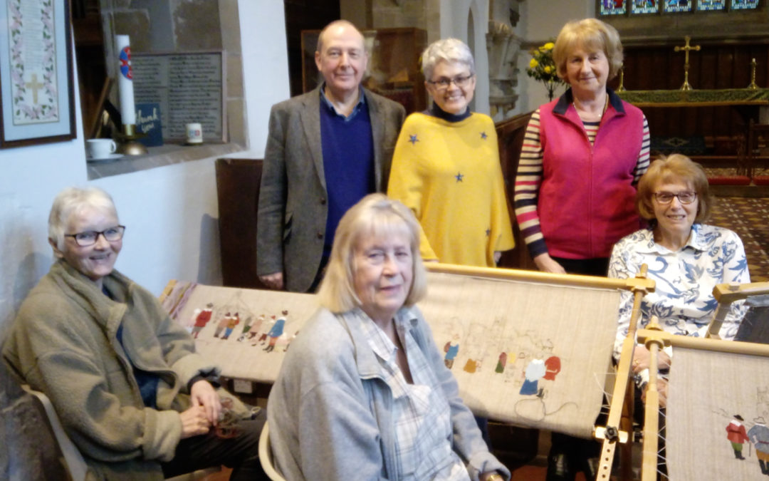 Pilgrim Embroiderers receive funding boost