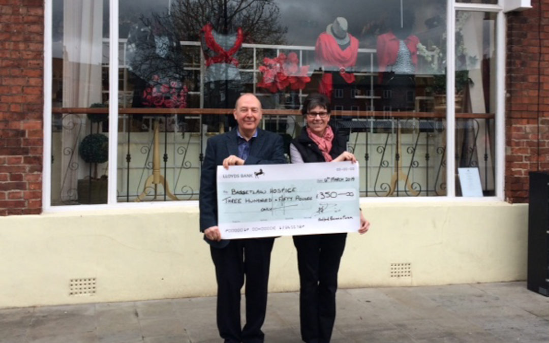 Business Forum donates to Hospice