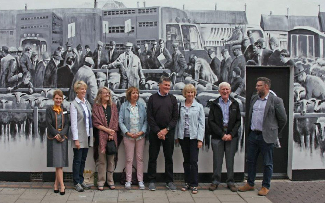 Sheep Fair mural is unveiled