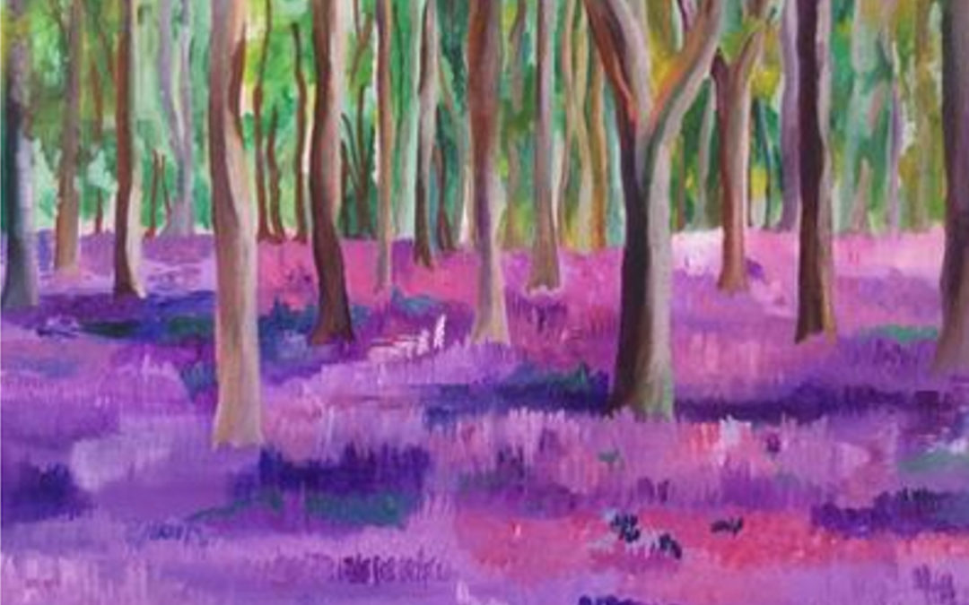 An exhibition of work by Amina Khan at the Hub