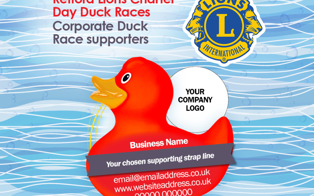 Get your Retford Lions Charter Day corporate ducks!