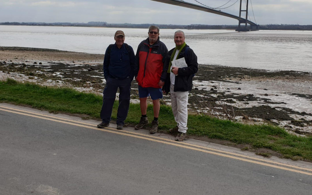 Charity fundraising walk success