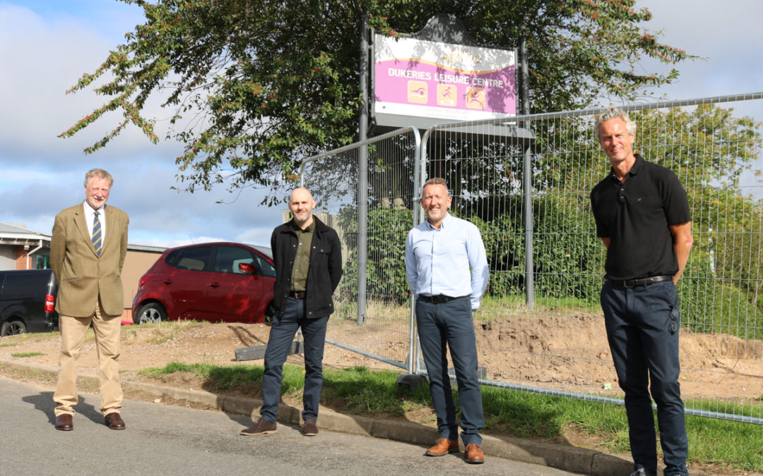 Construction underway on new pool