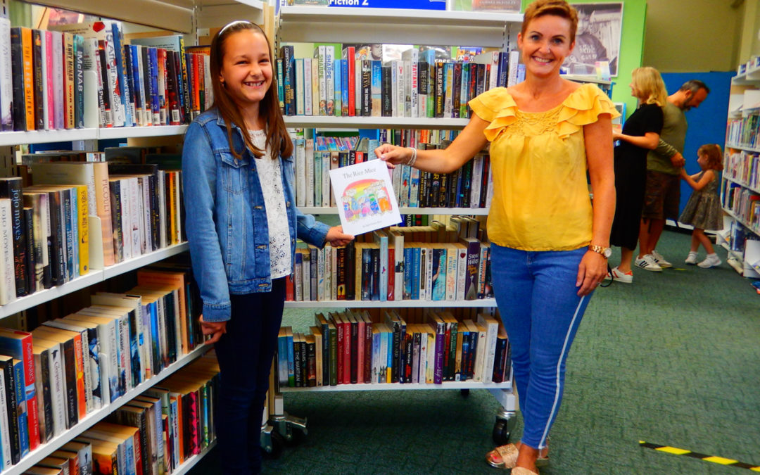 Young author’s book donated to library