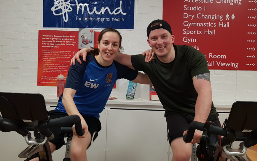 Cyclists tackle 12 hour bike ride fundraiser for mental health charity