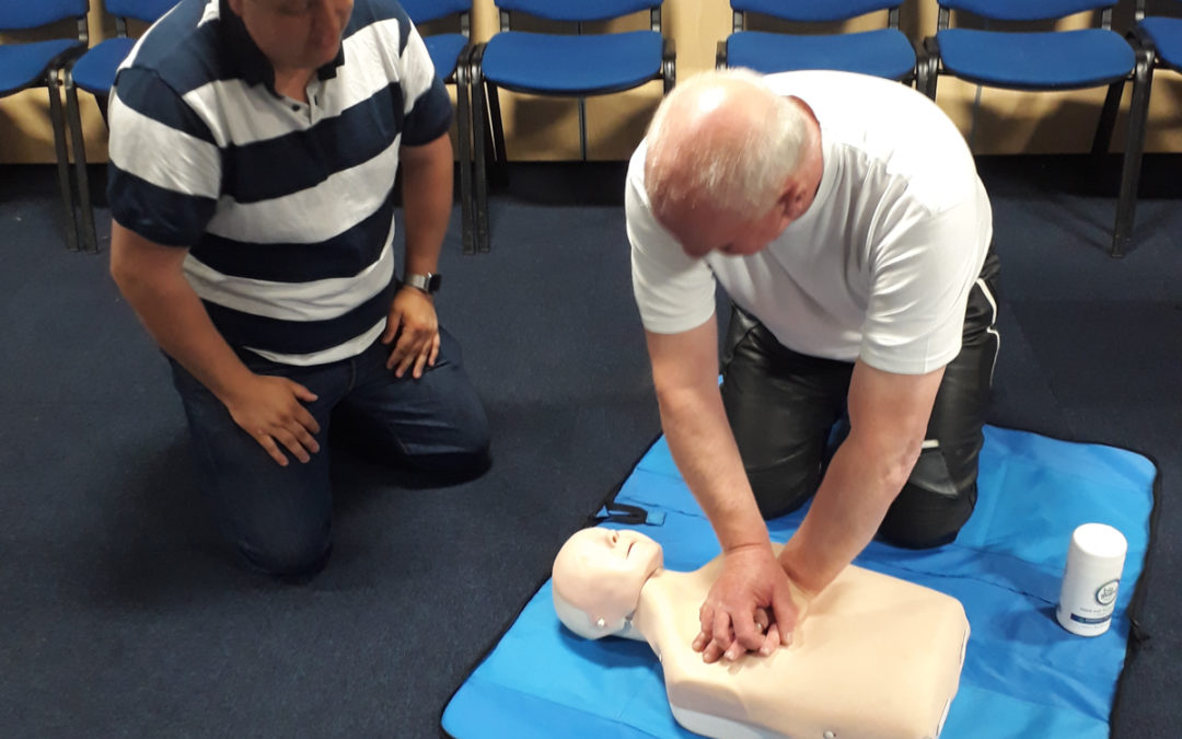 Free first aid training for motorcyclists