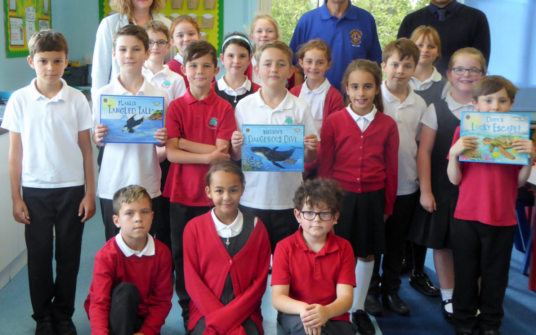 Children learn about plastic pollution