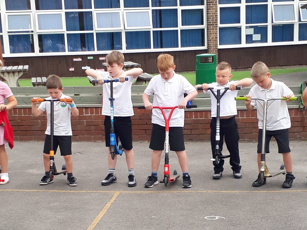 thurcroft-pupils-scooter-safety-September-2019