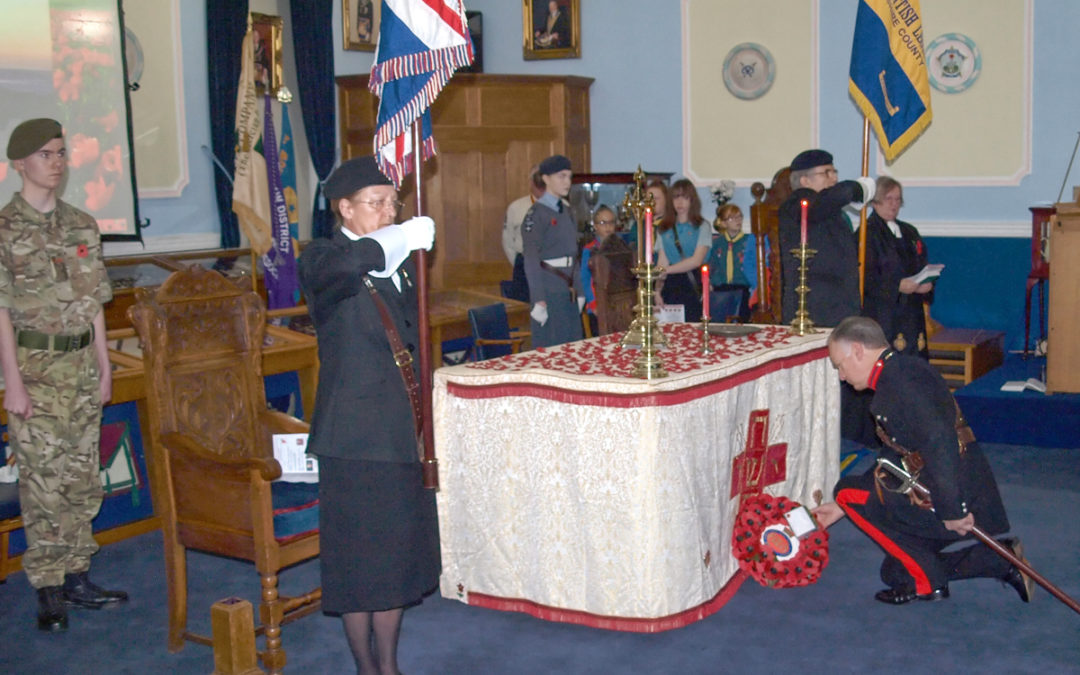 Remembrance service and lunch raises £700
