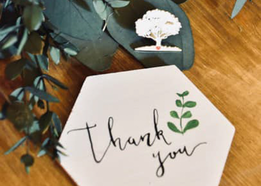 Bassetlaw Hospice charity wedding favours
