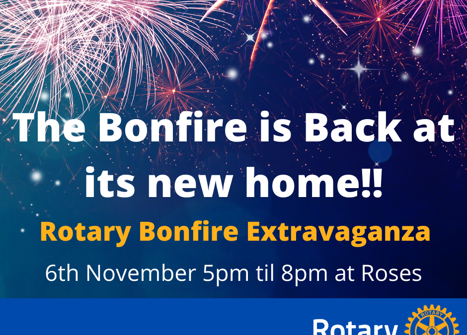Rotary’s bonfire