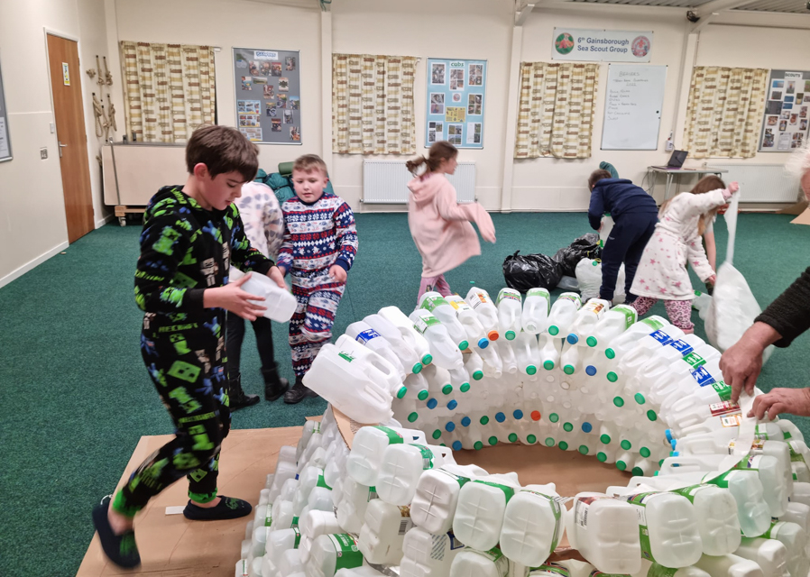 What would you do with 500 milk cartons?