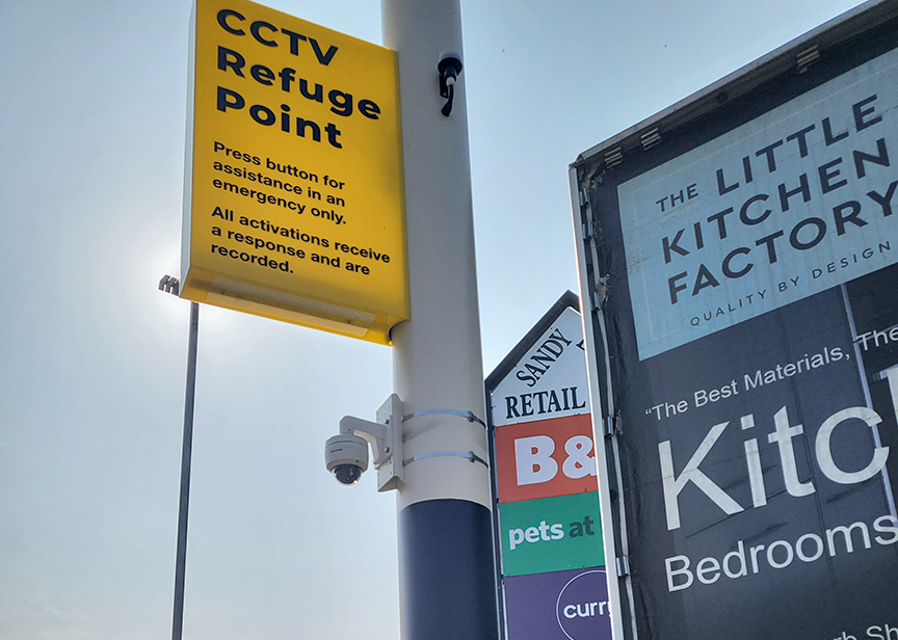 Spring clean and CCTV Refuge Points in Worksop