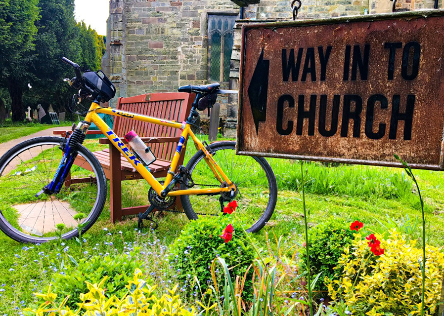 Make your weekend cycle or walk a church-saving one!