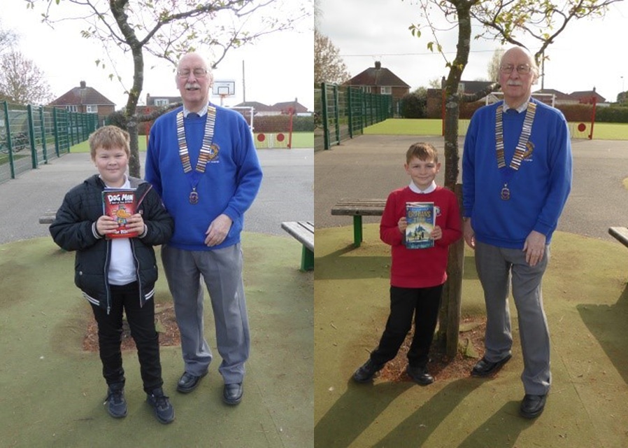 North Notts Lions award book prizes for creative writing to Misterton pupils