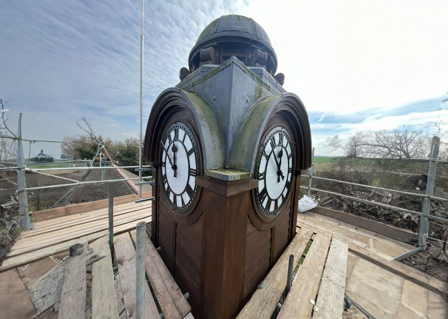 Historical clock chimes again after decade of silence