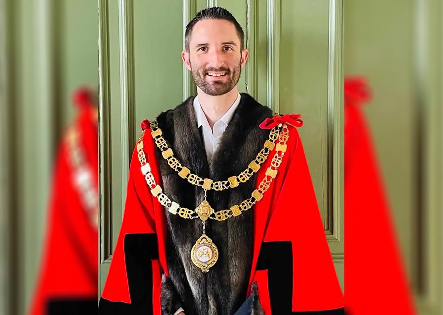 Welcoming Retford’s new mayor