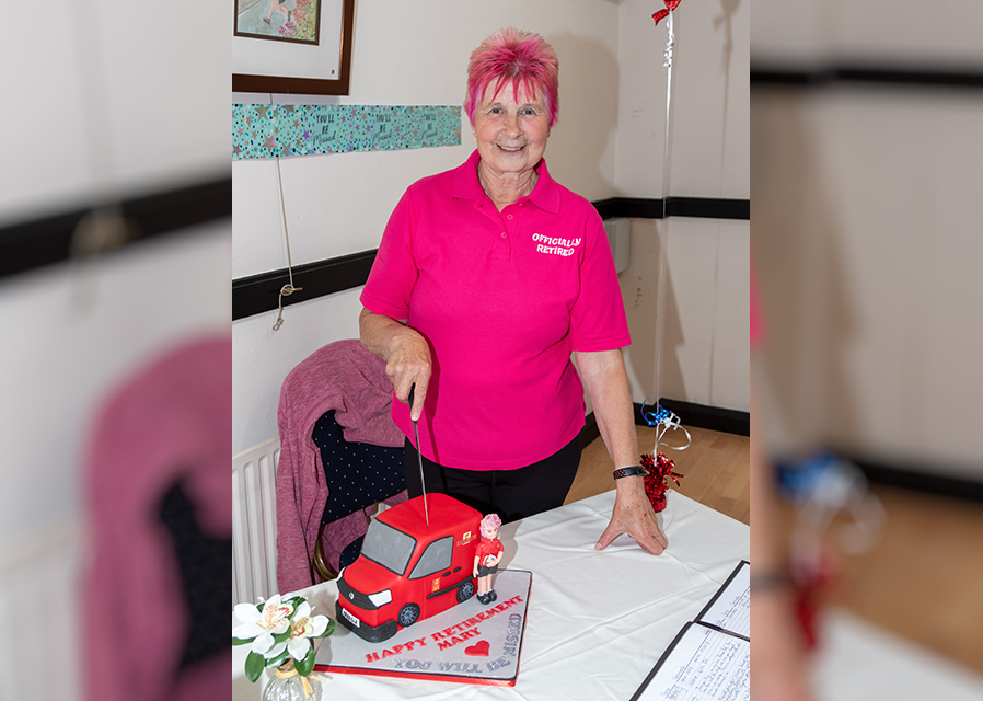 Farewell event for ‘Mary the Post’