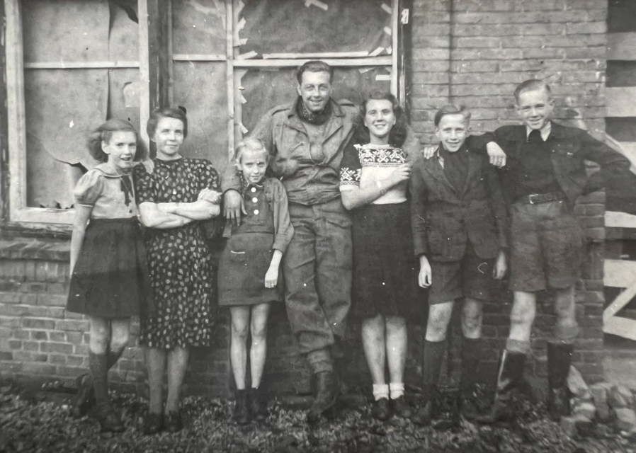 First British soldier enters Germany