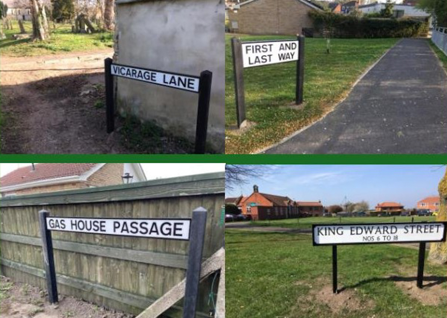 Unnamed paths named