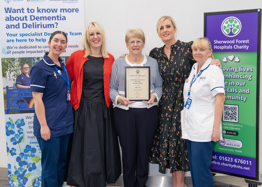 Family raises thousands of pounds to improve dementia care