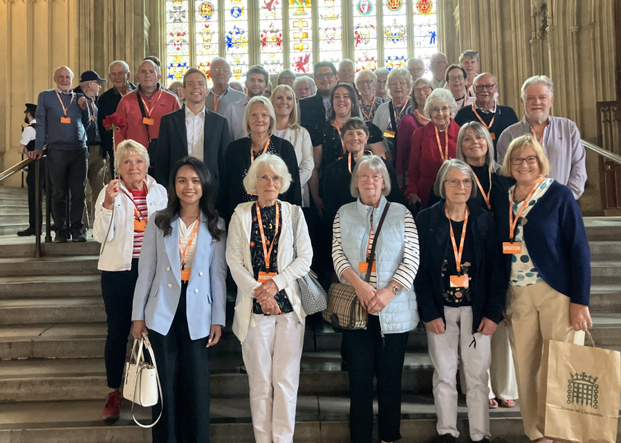 Winthrop visits Parliament