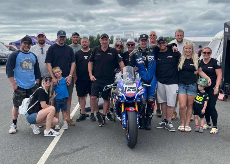 A busy month for local motorcycle racer