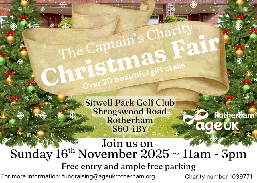 Sitwell Park Golf Club Captain’s Christmas Fair