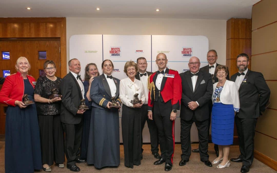 Nottinghamshire’s Armed Forces’ champions honoured at Boots and Beret 2025 Awards