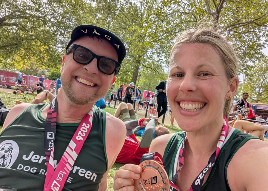 Jerry Green Dog Rescue celebrates London Marathon fundraisers raising nearly £9,000